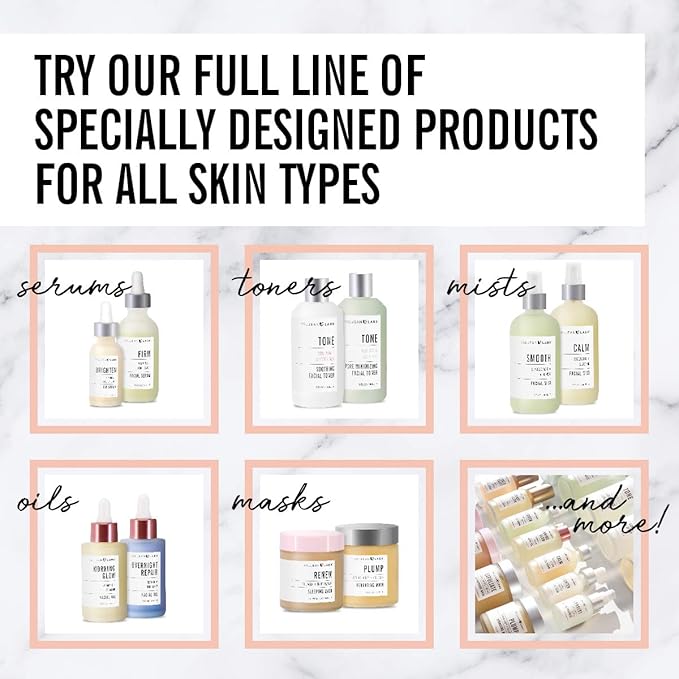 Valjean Labs Soothing Facial Toner | Rose Petal + Glycolic Acid | Helps Calm Irritation, Brighten and Exfoliate Skin | Cruelty Free, Paraben Free, Made in The USA (8 oz)