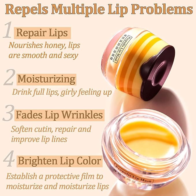Honey Lip Balm Pot, Honey Lip Exfoliator