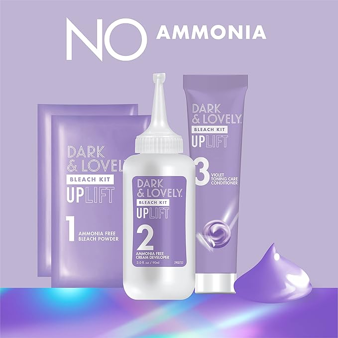 SoftSheen-Carson Interbeauty Dark and Lovely® Uplift Bleaching Kit for Blonde Hair, Includes Bleach Powder, Developer, and Toner