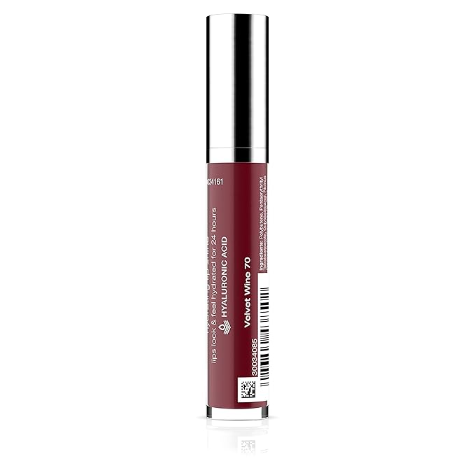 Neutrogena Hydro Boost Moisturizing Lip Gloss, Hydrating Non-Stick and Non-Drying Luminous Tinted Lip Shine with Hyaluronic Acid to Soften and Condition Lips, 70 Velvet Wine, 0.10 oz