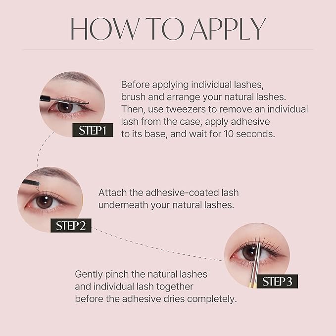 EYEME Cutting Eyelash NO.V36 – 5 Set Pack, Flexible Wispy Cluster Lashes for a Soft & Natural Look, Short Front Design for a Subtle & Innocent Eye Effect, Customizable & Comfortable Fit, K-Beauty