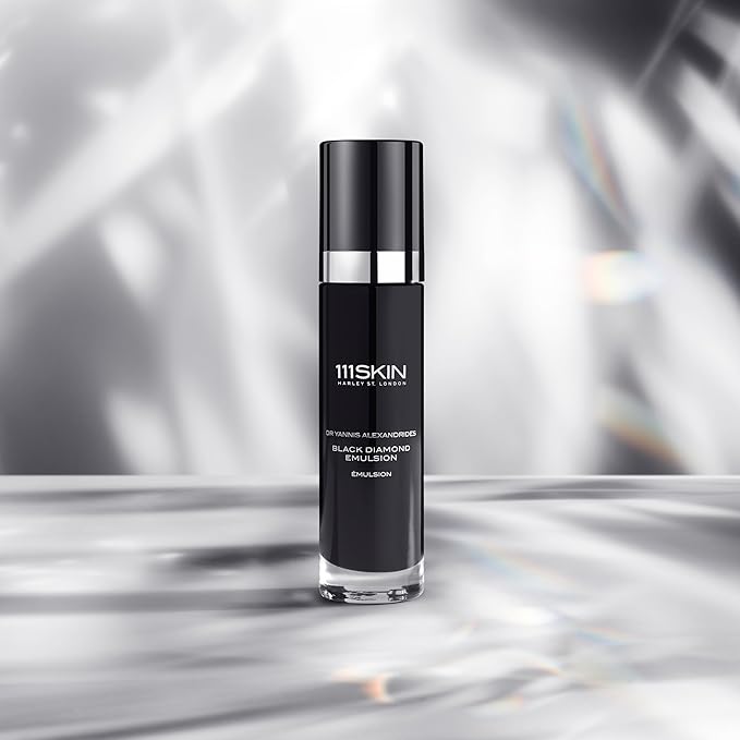 111SKIN Black Diamond Emulsion, Lightweight Age-Defying Face Cream, Generates Collagen Production, NAC Y2 Improves Elasticity (1.7 fl oz)