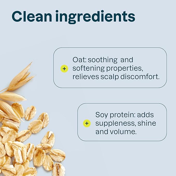 ATTITUDE Hair Conditioner for Sensitive Dry Scalp, Soothing Oat, Naturally Derived Ingredients, Dermatologically Tested, Vegan Detangler, Extra Gentle, Unscented, 32 Fl Oz