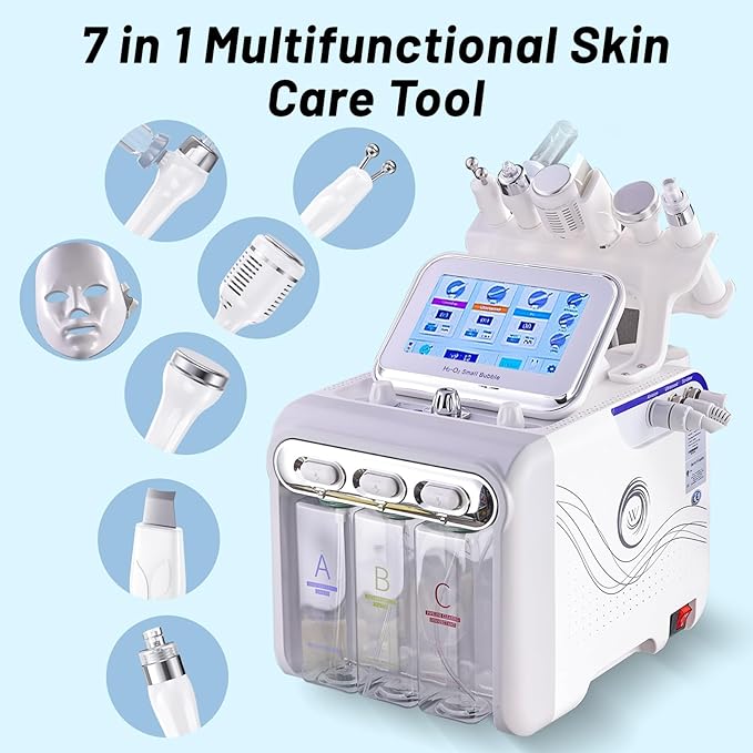 7 in 1 Hydrogen Oxygen Facial Beauty Skin Machine