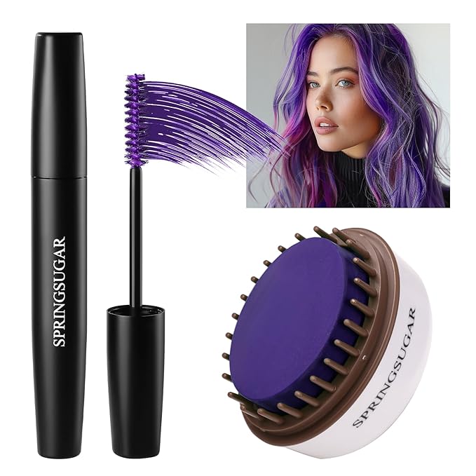 Purple Temporary Hair Chalk Color