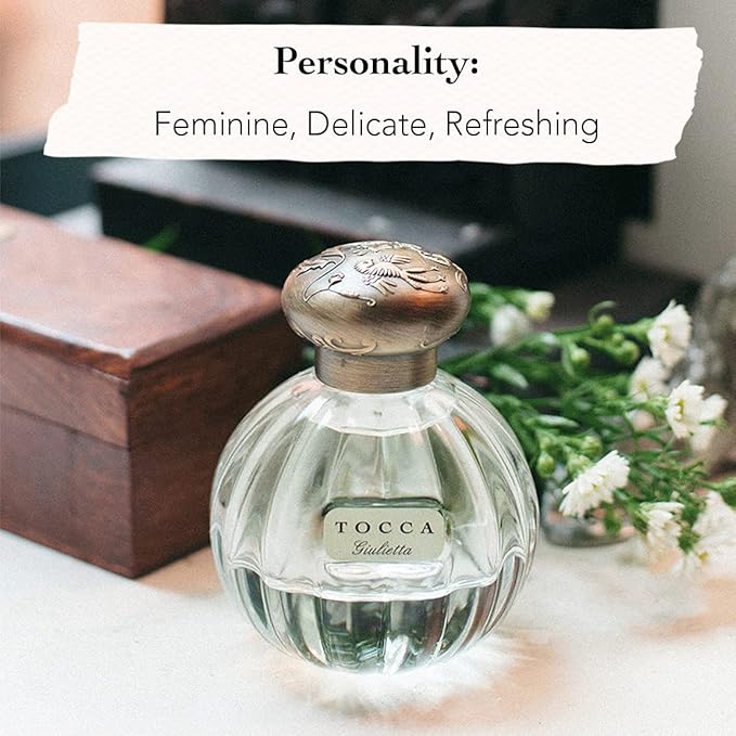 Tocca Eau de Parfum (50 ml) and Hand Cream (120 ml) in Giulietta - Fresh Floral, Pink Tulips, Green Apple, Vanilla Orchid