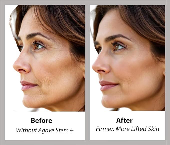 AGAVE STEM + GEL For Face – Groundbreaking Skin Care That Incorporates Agave Stem Cell Extract to Hydrate, Protect & Rejuvinate – Eliminates Fine Lines and Wrinkles – 1.7 Fl Oz