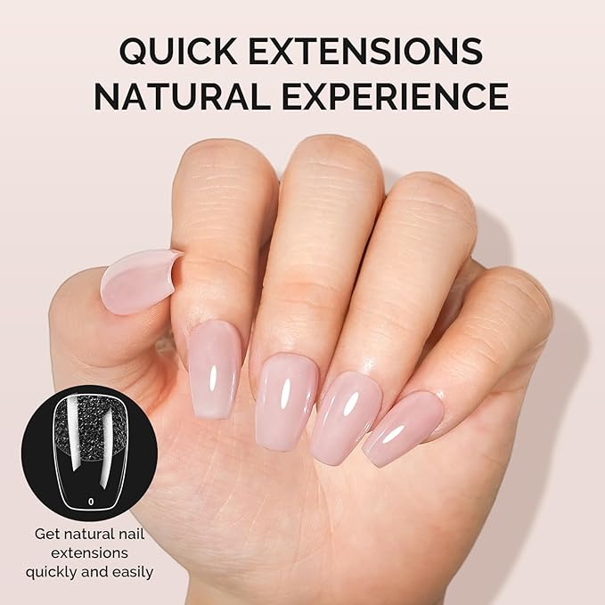 MelodySusie Short Ballerina X Nail Tips - 300Pcs Clear Acrylic, Half Matte Full Cover Press on Nails for DIY Extension & Salon Use,15 Sizes Pre-Shaped for Long-Lasting Manicure