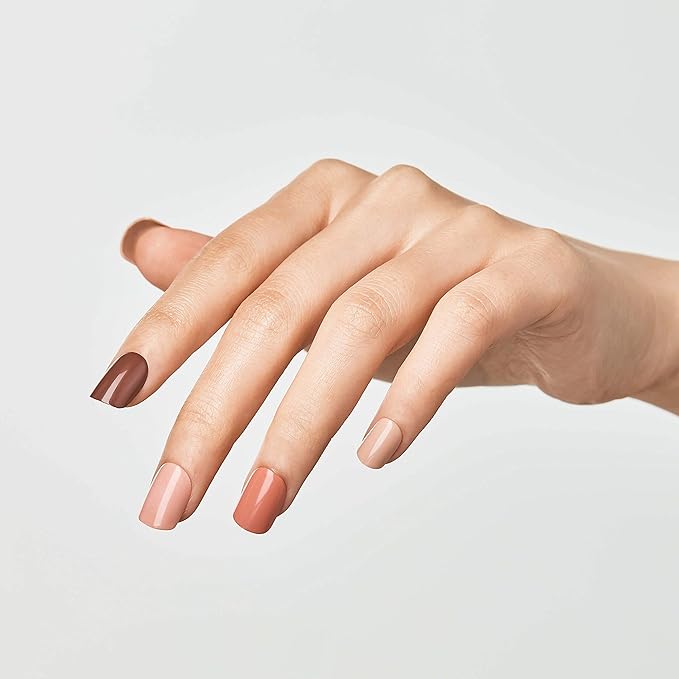 KISS imPRESS No Glue Mani Press On Nails, Design, 'Before Sunset', Multicolor, Short Size, Squoval Shape, Includes 30 Nails, Prep Pad, Instructions Sheet, 1 Manicure Stick, 1 Mini File