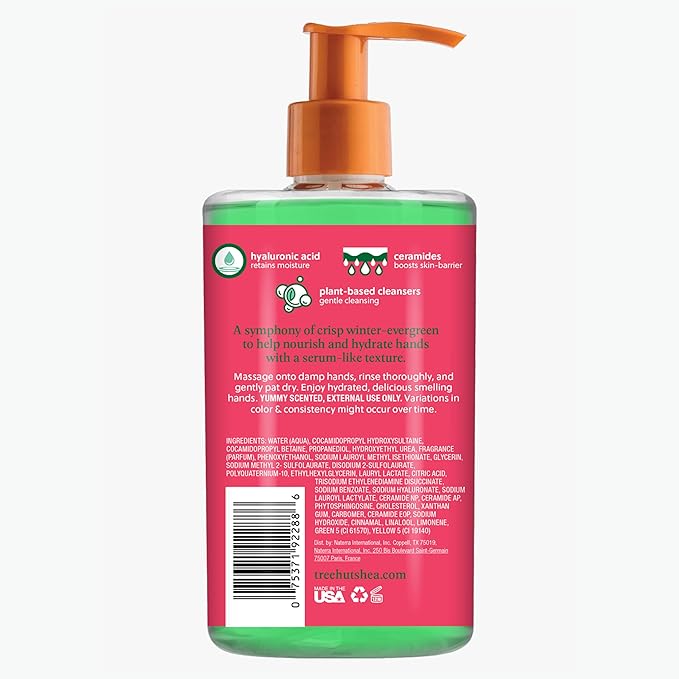 Tree Hut Mistletoe Magic Serum Infused Hand Wash, Nourish & Hydrate Hands, Strengthening Skin Care, Long-Lasting Scent, Cleanse & Lock in Moisture, Cermamide, Holiday Gift & Stocking Stuffer, 11 fl oz