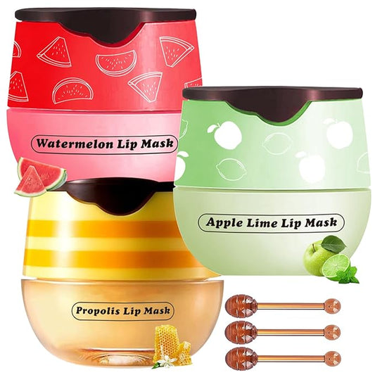 3 PCS Lip Balm Honey Pot, Gifts