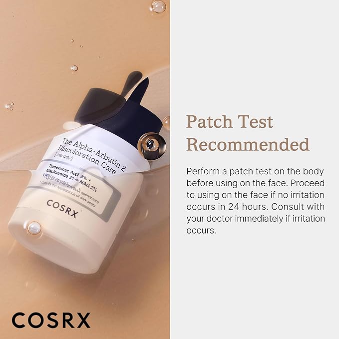 COSRX 2% Alpha Arbutin Discoloration Care Face Serum with Niacinamide, Glutathione & Tranexamic Acid, 1.7 fl oz – Serum for Face, Korean Skin Care, Stocking Stuffers