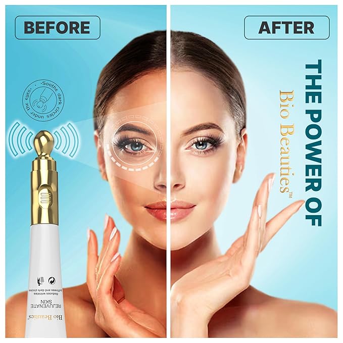 Electric Massage Eye Cream Depuffing Hydration for Dark Circles & Tired Eyes, Soothing Anti-Aging Treatment for Fine Lines, Firming Eye Skincare