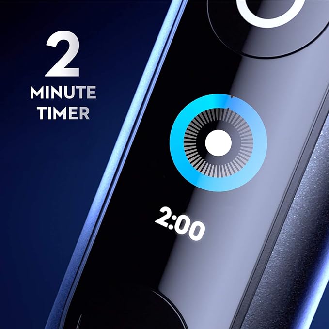 Oral-B iO Series 8 Electric Toothbrush with 2 Replacement Brush Heads, Violet Ametrine