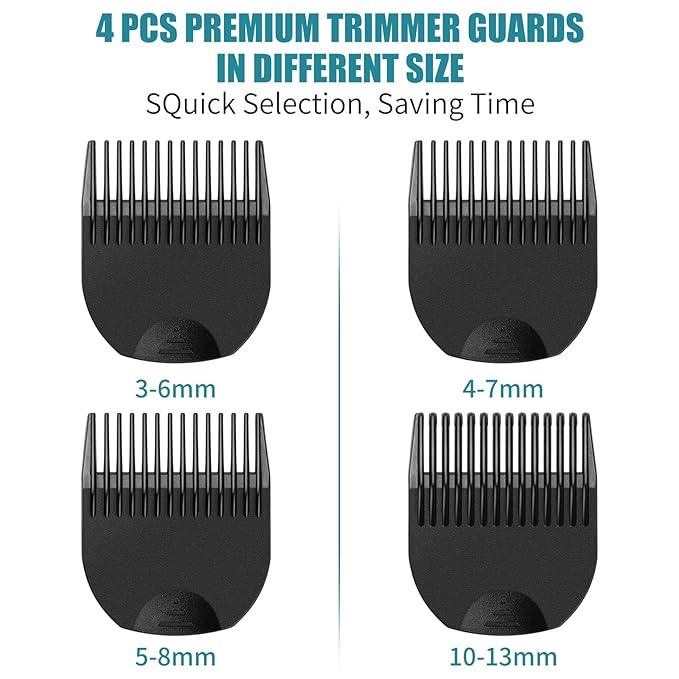 4 Professional Hair Trimmer Guards