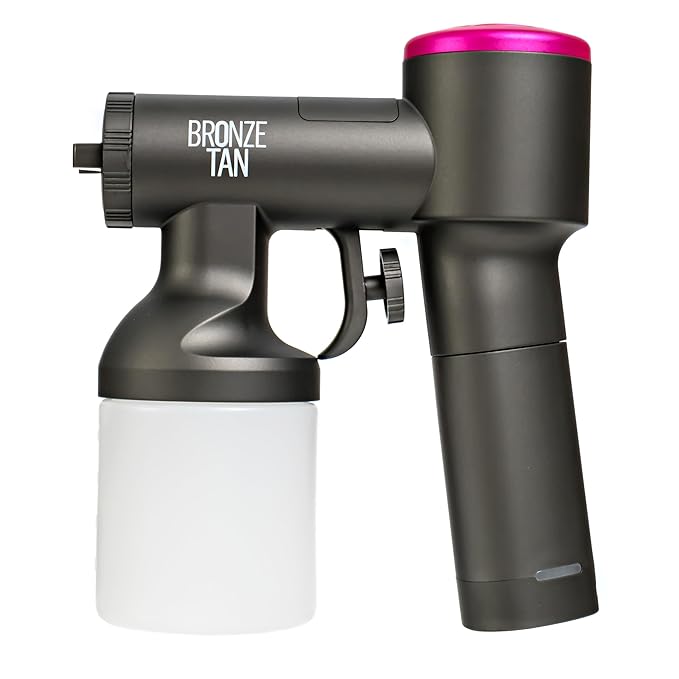 Cordless Spray Tan Machine - Portable and Rechargeable Spray Tan Gun for Salon and Home Use - Lightweight Airbrush Tanning Machine With Even Coverage Sunless Tan Technology by Bronze Tan