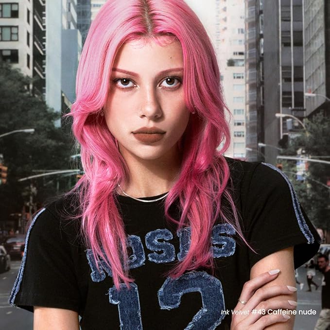 Peripera Ink the Velvet Lip Tint - High Pigment Color, Longwear, Weightless, Not Animal Tested, Gluten-Free, Paraben-Free (043 Caffeine Nude)