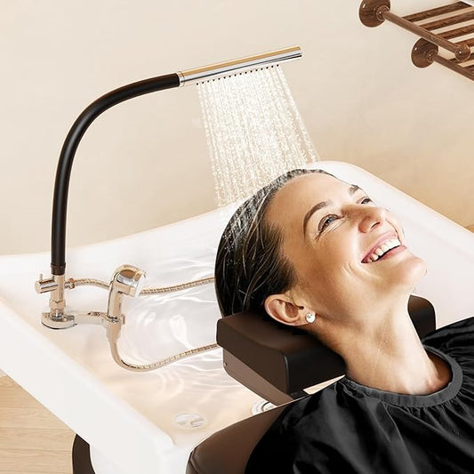 Baasha Head Spa Attachment for Shampoo Bowl – Comfortable Head Spa Waterfall Equipment for Scalp Massage & Stress Relief, Upgrade Your Salon or Home Hair Wash Experience