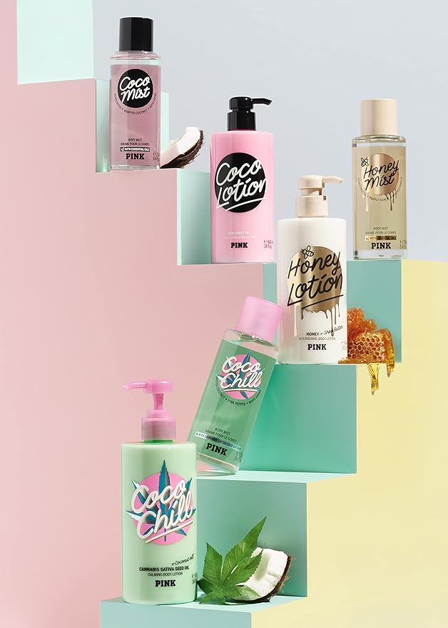 Victoria's Secret Pink Honey Body Mist with Essential Oils