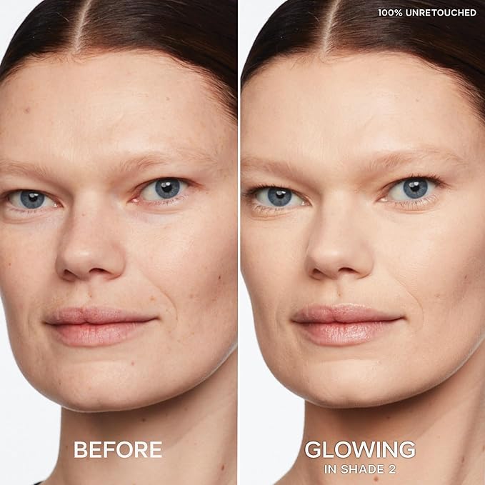 Saie Slip Tint Radiant Cream Concealer & All-Over Face Makeup - Concealer for Dark Circles, Redness & Blemishes - Lightweight Makeup Made with Hydrating Hyaluronic Acid - Shade 2 (0.17 oz)