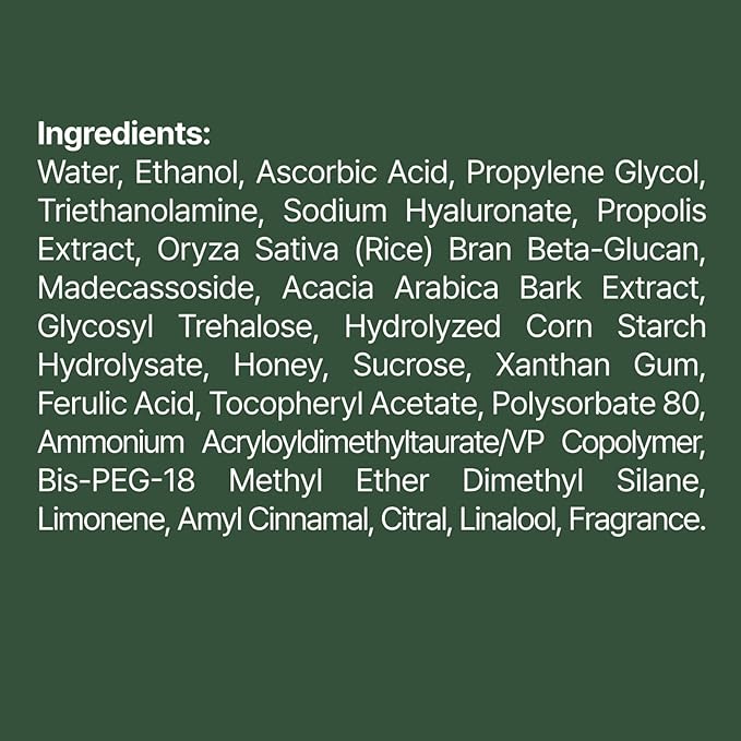 CICA Repair Ampoule (1.69 fl oz) - Calming & Hydrating Korean Face Serum with Hyaluronic Acid, Beta-Glucan, Propolis & Madecassoside. Lightweight K-Beauty Ampoule for Redness & Sensitive Skin