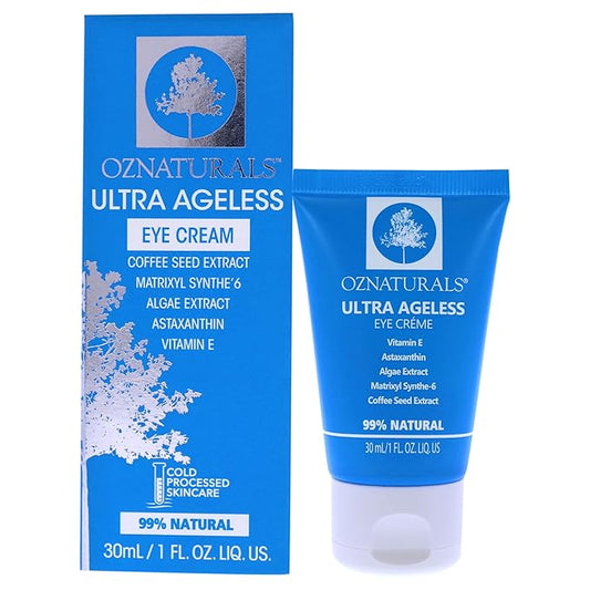 OZNaturals Anti Aging Face & Eye Cream With Collagen Peptides for Women - Day & Night Under Eye Wrinkle Cream For Dark Circles, Acne Scars & Puffiness