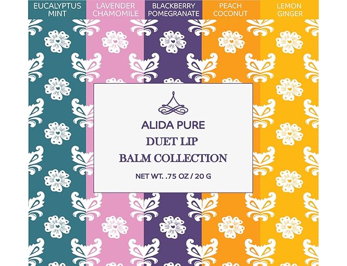 ALIDA PURE Duet Lip Balm Collection,