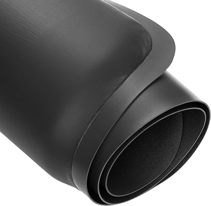 Saloniture 3 ft. x 4 ft. Salon & Barber Shop Chair Anti-Fatigue Mat - Black Semi Circle - 5/8 in. Thick