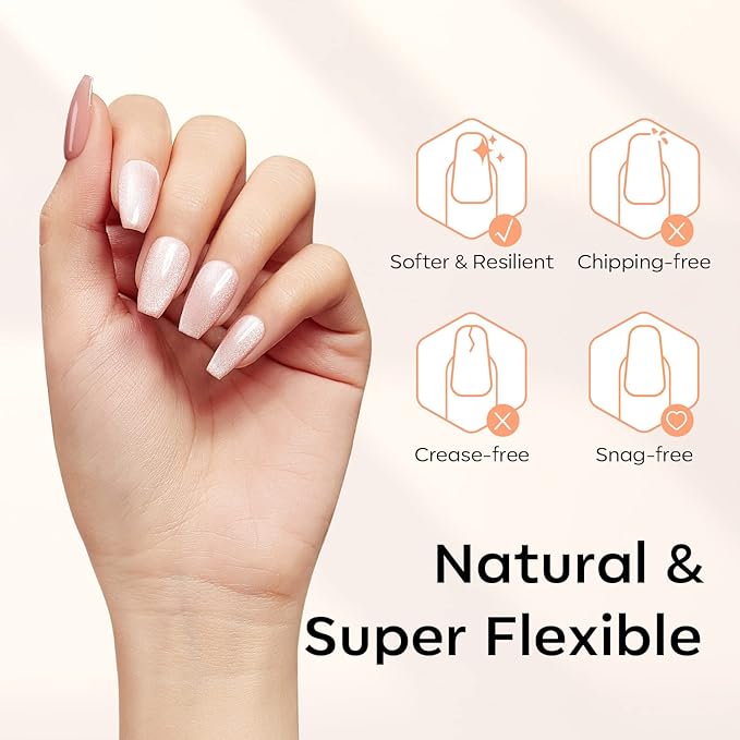 Modelones Short Coffin Nail Tips - 500Pcs Fake Nails Gel Tips Half Matte Full Cover No Filed Stronger Press on for Manicure Extension Art DIY Salon 10 Sizes