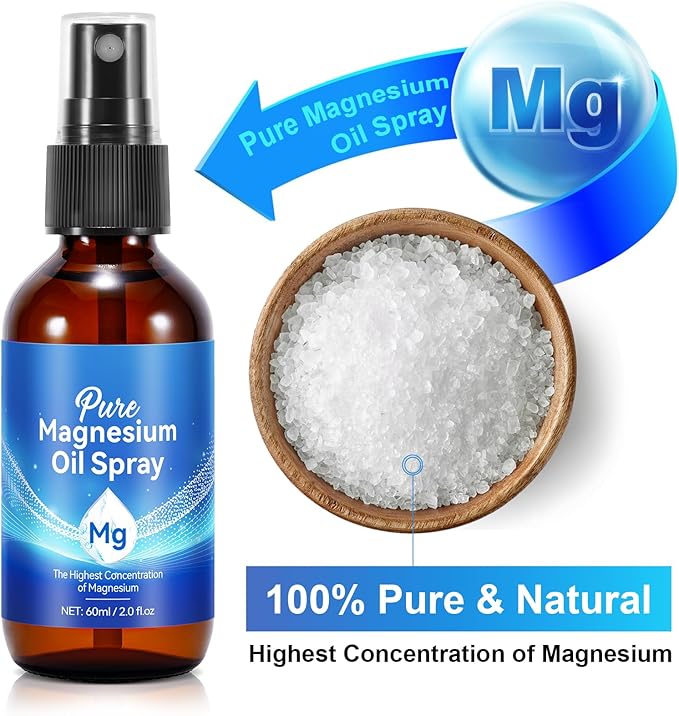 Magnesium Oil Spray, 2 Pack Magnesium