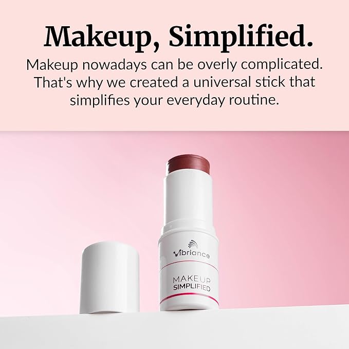 Vibriance Cream Blush Stick - All-in-One Blush, Lipstick, Contour for Mature Skin - Cheek Tint Creme Rouge - Makeup Simplified in Radiance