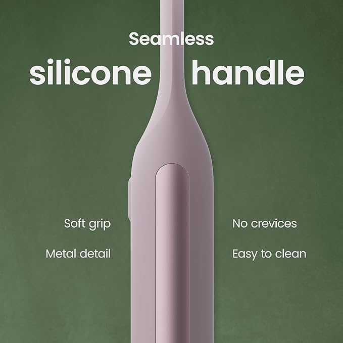 Quip Ultra Next Generation Smart Toothbrush - Timed Electric Toothbrush with Case - Replaceable Brush Head, Soft Bristles, Silicone Handle, 30-Day Battery Life - Travel Toothbrush - Dusk