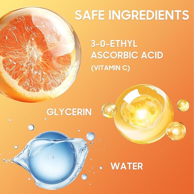 6 Pcs -Vitamin C Skincare Set for Face - with Cleanser, Serum, Eye Cream, Moisturizer, Sunscreen & Toner | Brightening, Hydrating& Anti-Aging,Perfect for Teens & Girls,Moisturizing Face Skin Care Kit