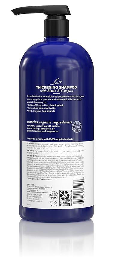 Avalon Organics Therapy Biotin B-Complex Thickening Shampoo, 32 oz