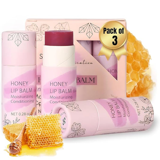 Organic Honey Lip Balm - 100% oz)