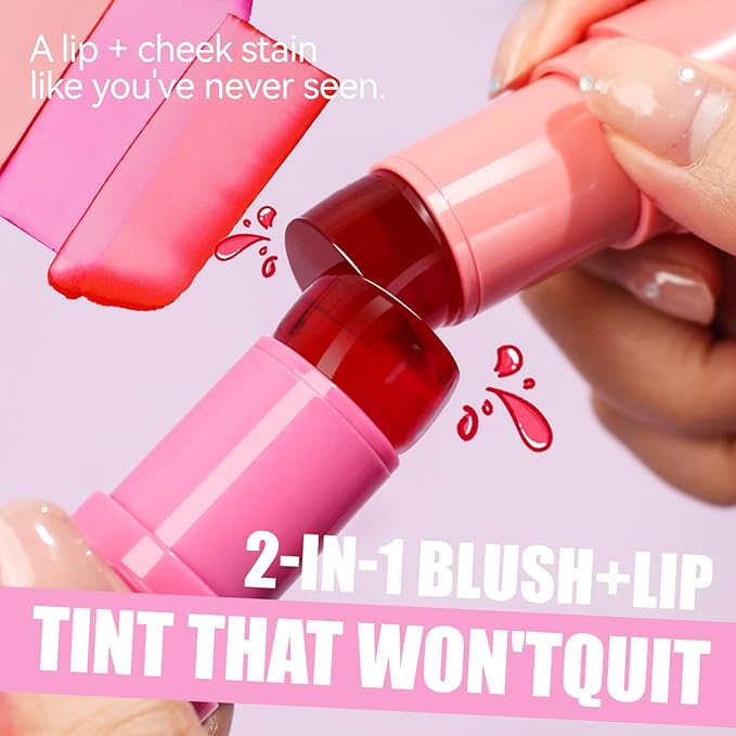 2 Pcs Milk Jelly Blush, Milk Cooling Water Women, 03&04