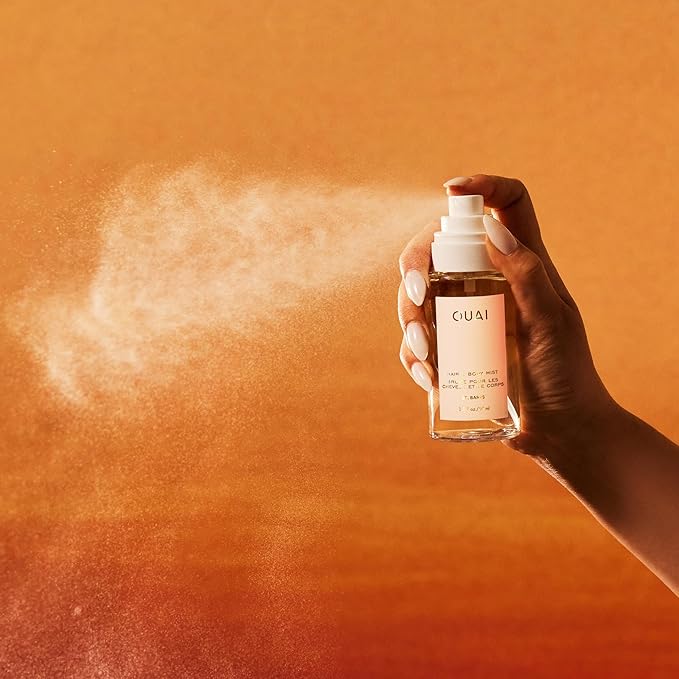 OUAI St. Barts Bundle - Includes Hair & Body Mist (3.3 Oz) for Head-to-Toe Fragrance and Hydrating Body Cream (7.5 Oz) for Smooth, Supple Skin that Smells Amazing - 2 Piece Bundle