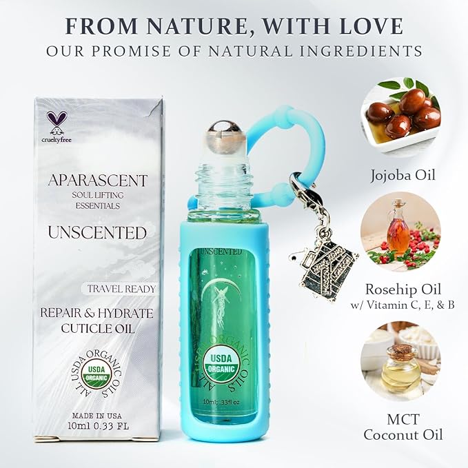 Unscented Cuticle Oil Organic Roll-On