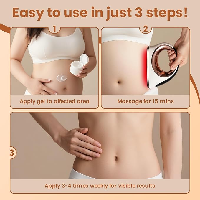 Cellulite Massager, Body Sculpting Machine Radio Frequency Device for Body Massage and Cellulite Removal, Suitable Use on Belly, Arm, Waist, Leg