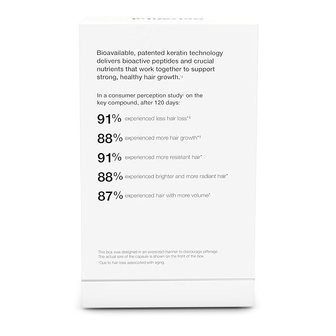 Serovital Hair Regeneres - Enhanced Hair Growth Vitamins for Women, Decrease Hair Loss and Shedding, Strengthen and Thicken Hair, Reduce Greying and Breakage, Regrow Hair, Hair Vitamins - 60 Count