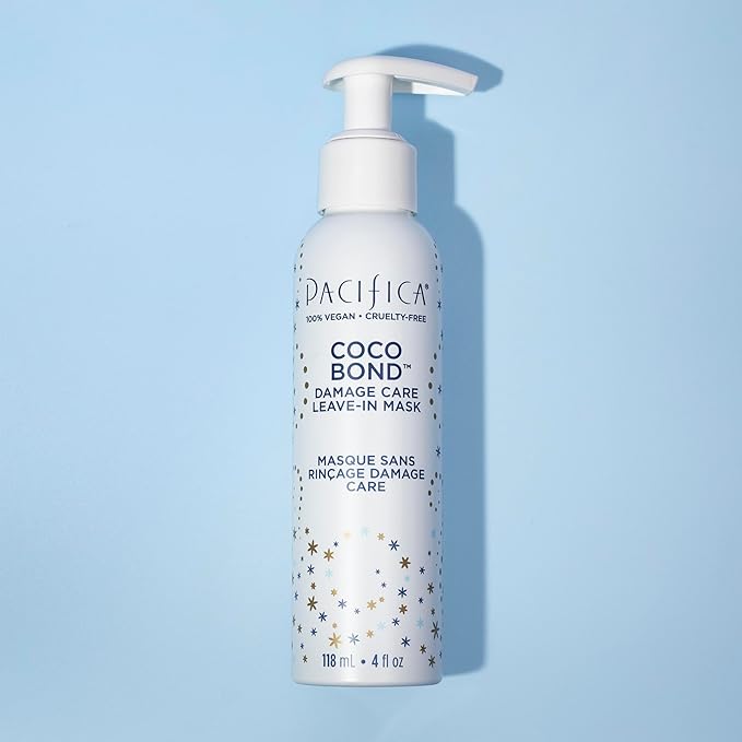 PACIFICA Beauty, Coco Bond Damage Care Leave-In Repair Mask Treatment, Dry & Damaged Hair from Bleach, Color, Chemical Services, Chlorine, & Heat, Coconut, Vegan