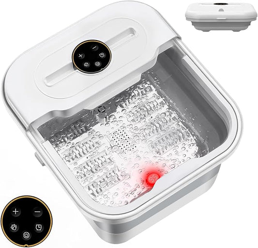 ZhanHao Pedicure Foot Spa, Foot Spa Bath Massager with Heat, Collapsible Bath Soak Tub, Portable for Any Casual Scene to Help You Relax, Mothers Day Fathers Gifts, Gifts for Women Men