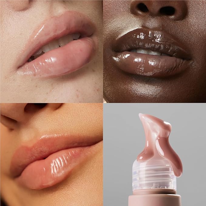 The Outset Lip Oasis Glossy Treatment | Skincare Essentials | Vegan | Gluten Free | Clean Beauty | Unisex for All Skin Types | Dune | 0.3 oz