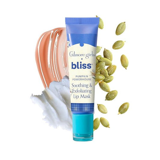 Gilmore Girls x Bliss Pumpkin Powerhouse Exfoliating & Soothing Lip Mask | Hydrating Overnight Lip Balm Mask for Dry Lips