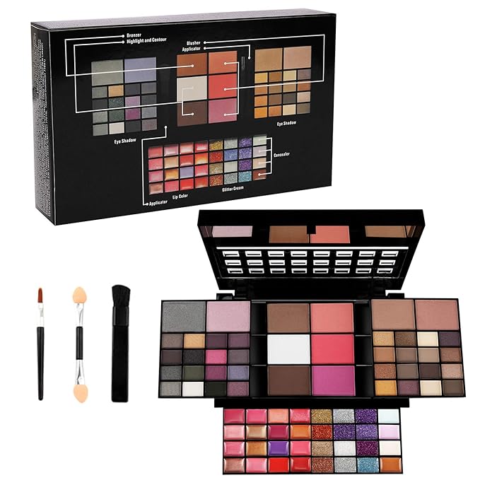 Professional Makeup Palette Set, 36 Colors Eyeshadow +