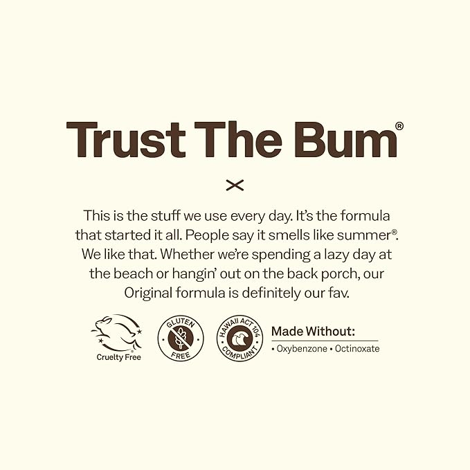 Sun Bum Original SPF 30 Face Stick Sunscreen - Water-Resistant Broad Spectrum Facial Sunscreen with Vitamin E - Hawaii 104 Act Compliant (Without Octinoxate & Oxybenzone) - Travel Friendly - 0.45 oz