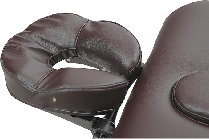 SKINACT Milo 3.0 Motor (with Independent Leg Adjustment) Electric Massage & Facial Bed/Table with Face Cradle Dark Brown