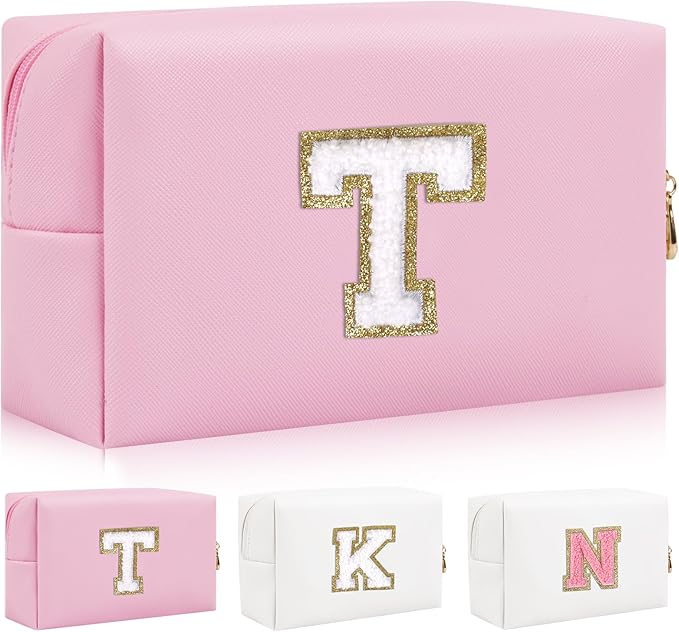 Personalized initial letter patch makeup