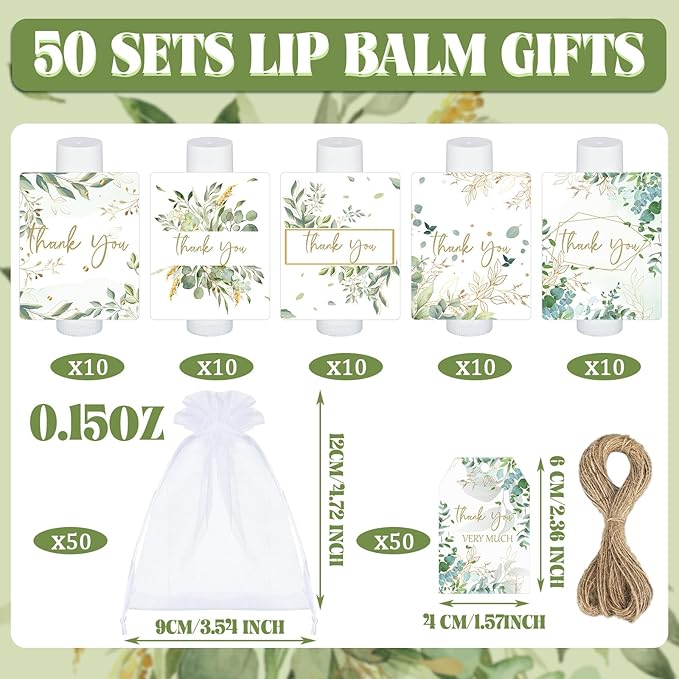 50 Set Employee Appreciation Gifts Bulk Nurse(Eucalyptus)