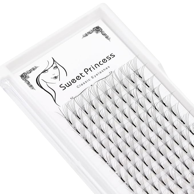 12rows 120pcs 10D Premade Volume Fans Eye Lashes Extensions Thickness 0.07mm D Curl Black Soft Individual False Eyelashes Makeup Fake Lashes Cluster 8-18mm to Choose (7D-4pack-10-12-14-16mm)